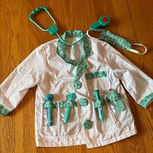 Melissa & Doug Doctor Costume Role Play Set